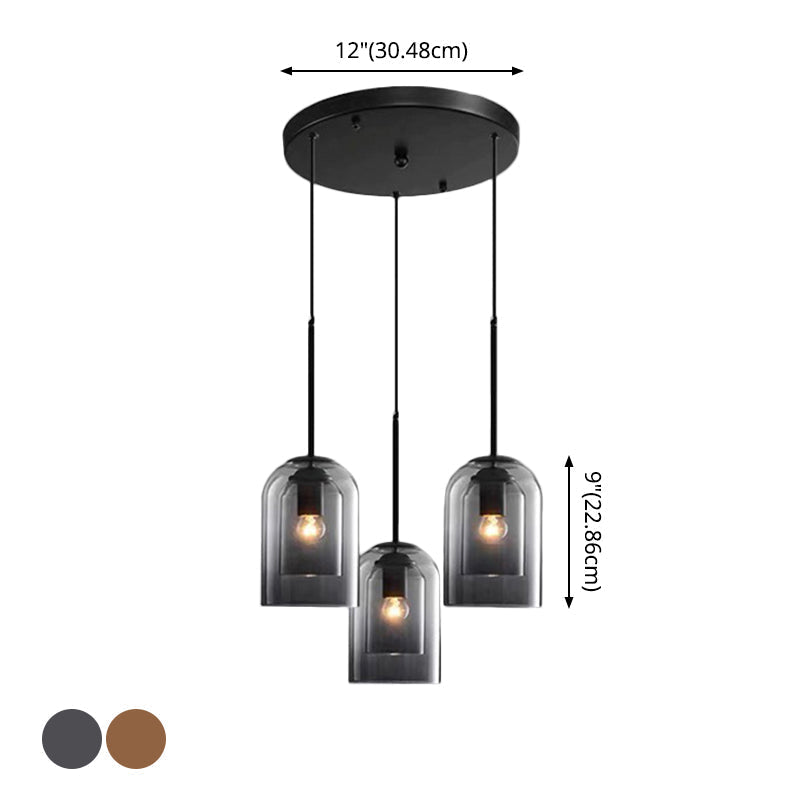 Modern Glass Bell Pendant Lamp for Stylish Bedroom Ceiling