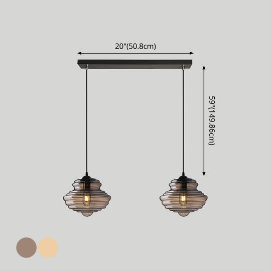 Modern Glass Pendant Lighting For Dining Room Table