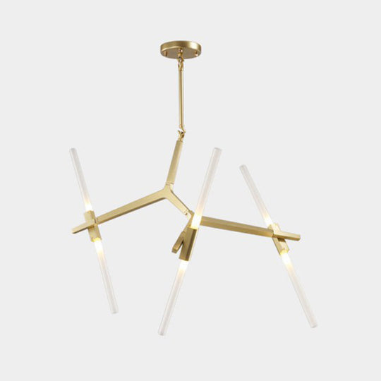 Post-Modern Metal Pendant Ceiling Light Fixture - Branches Design 6 / Gold