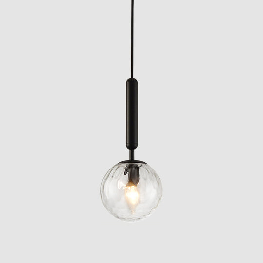 Contemporary Glass Pendant Light for Lounge
