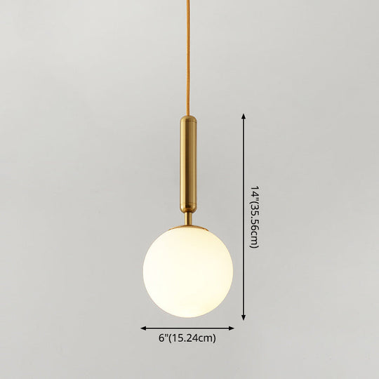 Contemporary Glass Pendant Light for Lounge