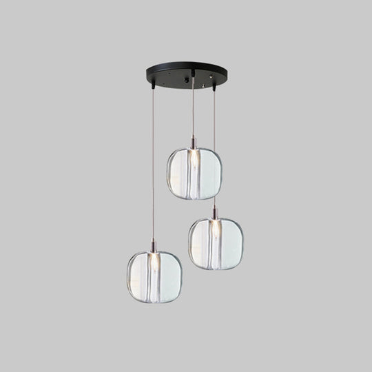 Postmodern Hand Blown Ceiling Hanging Pendant Light