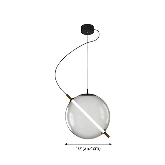 Modern Glass Pendant Light with LED for Stylish Kitchens