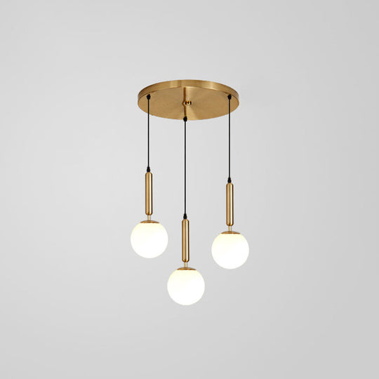 Minimalist Globe Pendant Light for Modern Living Rooms