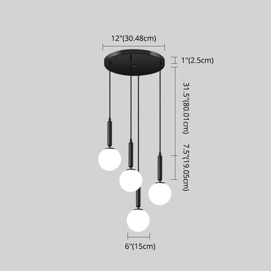 Minimalist Globe Pendant Light for Modern Living Rooms