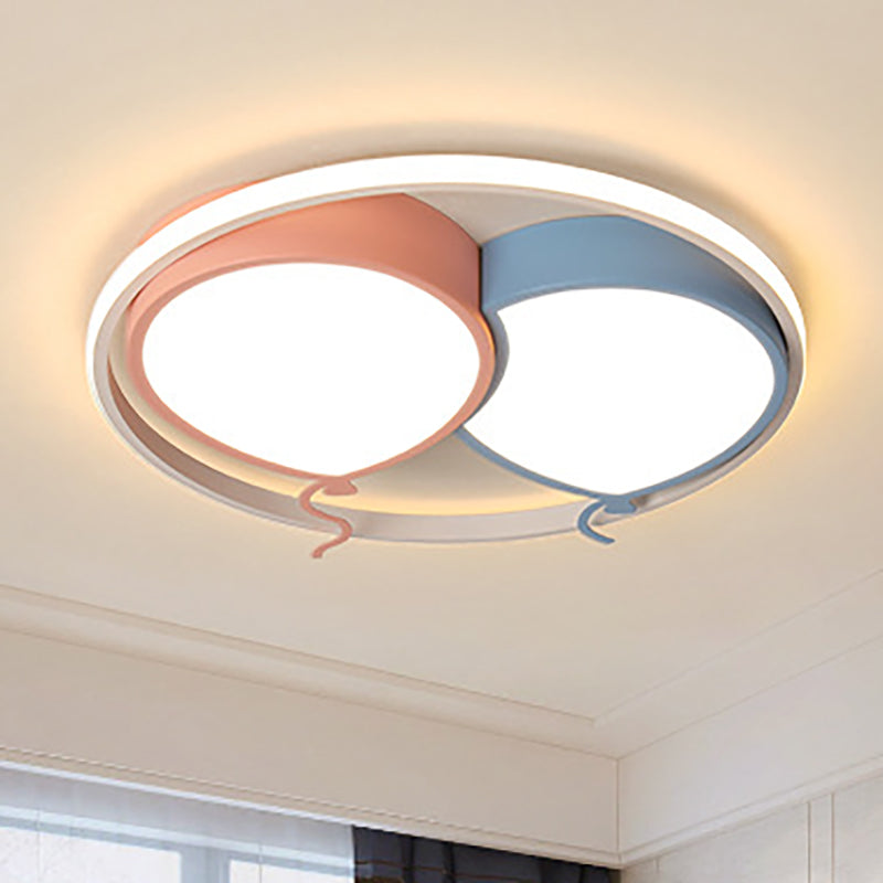 Kids Balloon Ceiling Mount Light - Acrylic LED Ceiling Lamp for Nursing Room