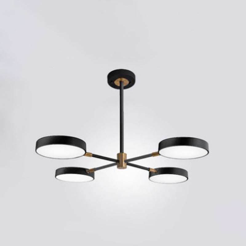 Carlotta - Round Round Ceiling Chandelier Ultra-Contemporary Metal Hanging Ceiling Lights for Living Room