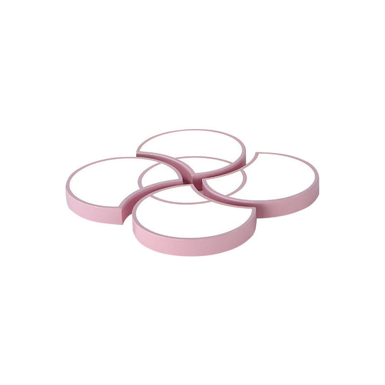 Blossom Girls Bedroom Ceiling Lamp - 4-Head Led Acrylic Mount Light