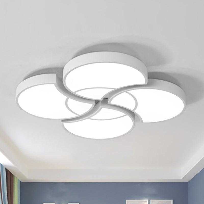 Blossom Girls Bedroom Ceiling Lamp - 4-Head LED Acrylic Mount Light