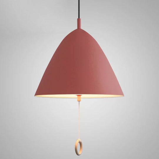 Modern Macarons Tapered Pendant Light with Metal Finish - 1-Light Pendant Lighting