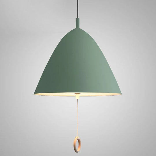 Modern Macarons Tapered Pendant Light with Metal Finish - 1-Light Pendant Lighting
