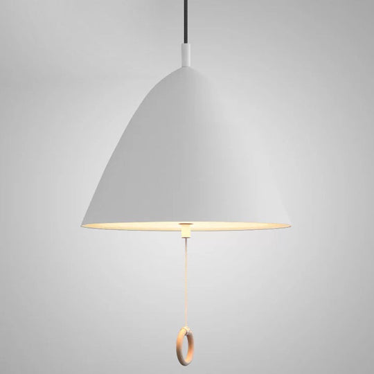 Modern Macarons Tapered Pendant Light with Metal Finish - 1-Light Pendant Lighting