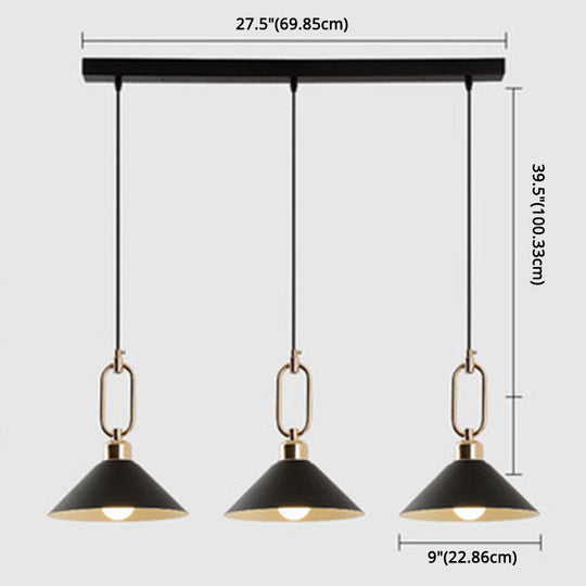 Modern Macarons Umbrella Pendant Light With Metal Ring - Stylish Lighting