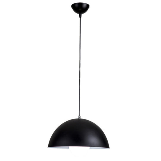 Dome Pendant Ceiling Light – Modern Metal Design with 1 Light – Ideal for Restaurant