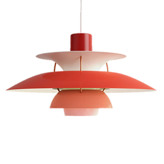 Metal Flying Saucer Hanging Light - Nordic Style 1-Light Pendant Lamp for Restaurants
