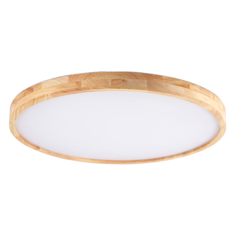 Contemporary Round Flush Mount Ceiling Light: Stylish Acrylic Chandelier for Bedrooms