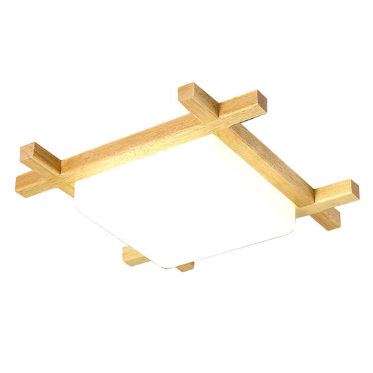 Modern Square Flush Mount Ceiling Light – Stylish Acrylic Fixture for Living Room