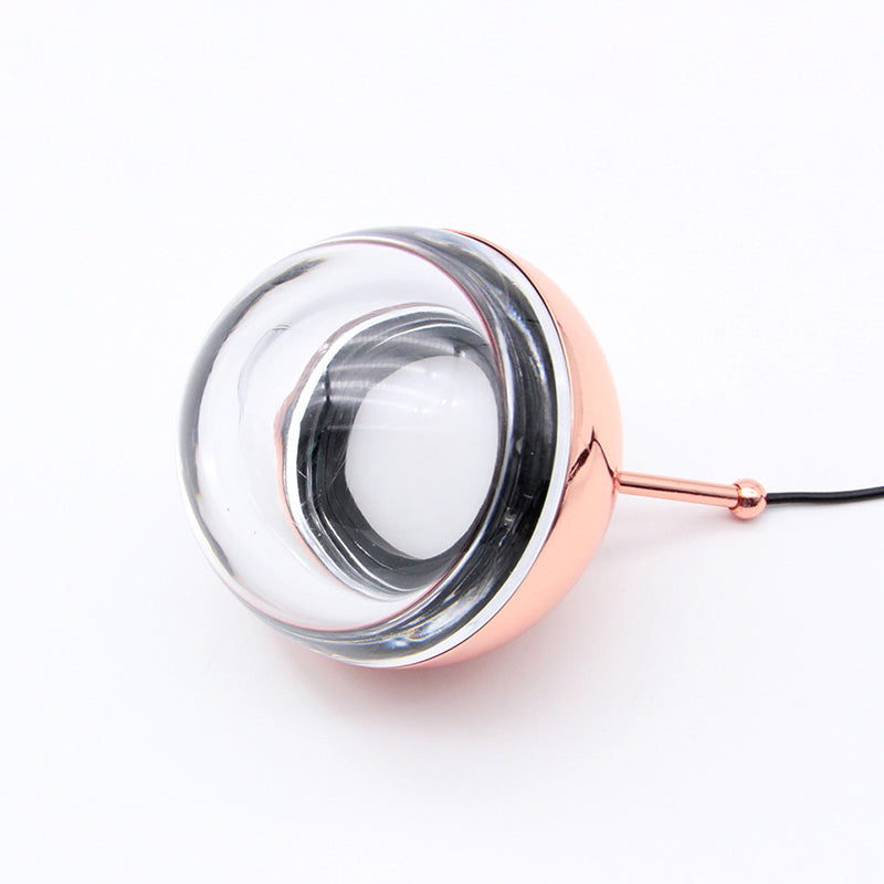 Sleek Crystal Glass LED Pendant Ceiling Light – A Global Simplicity for Bedside