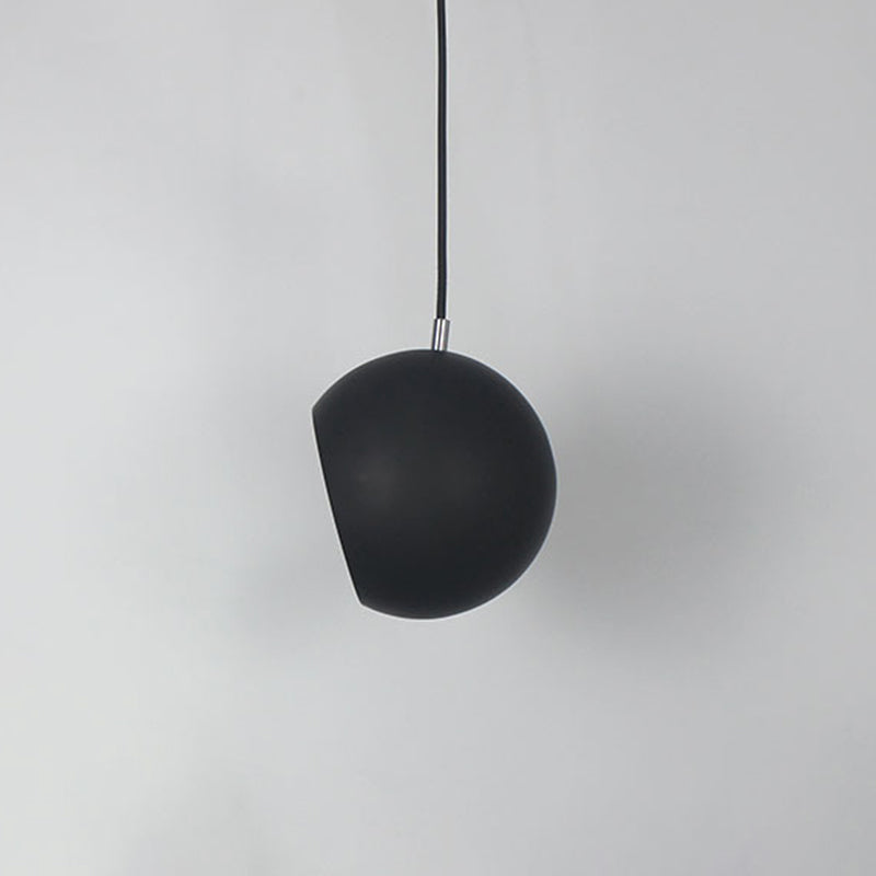 Macaron Creative Hanging Light Fixture With Revolving Dome Shade - 1 Head Suspension