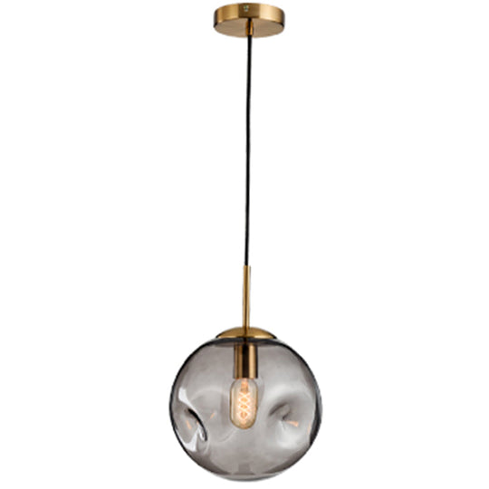 Irregular Glass Ball Mini Pendant Light - Modern Minimalist Hanging Lighting Fixture For Dining Room