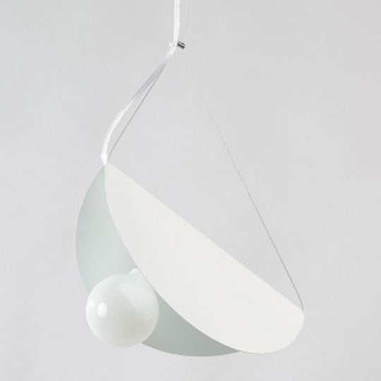 Sleek Metal Pendant Ceiling Light- Simplicity & Style In Living Room Lighting White