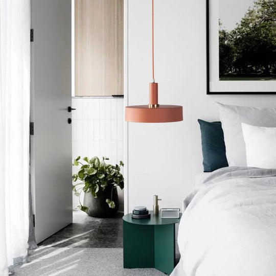 Modern Metal Down Lighting Pendant For Bedroom - Sleek And Stylish