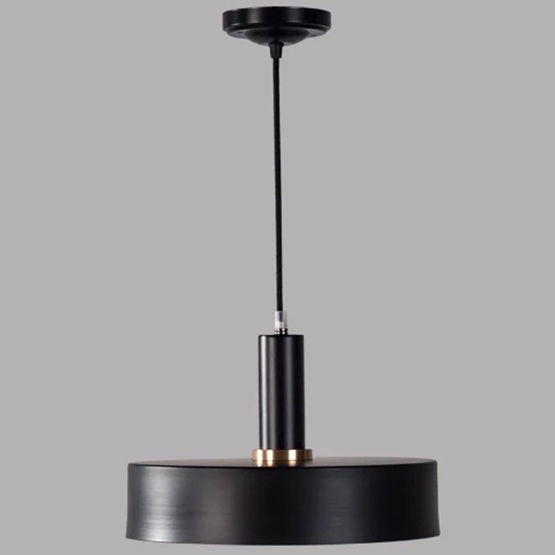Modern Metal Down Lighting Pendant For Bedroom - Sleek And Stylish Black