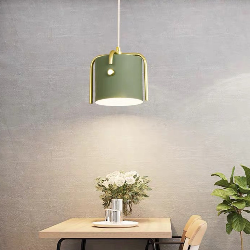 Cylinder Metal Pendant Lighting Fixture For Restaurant - Simplicity Meets Elegance
