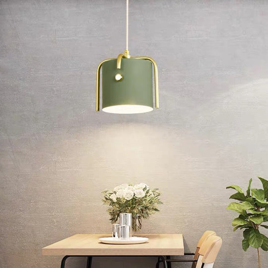 Cylinder Metal Pendant Lighting Fixture For Restaurant - Simplicity Meets Elegance