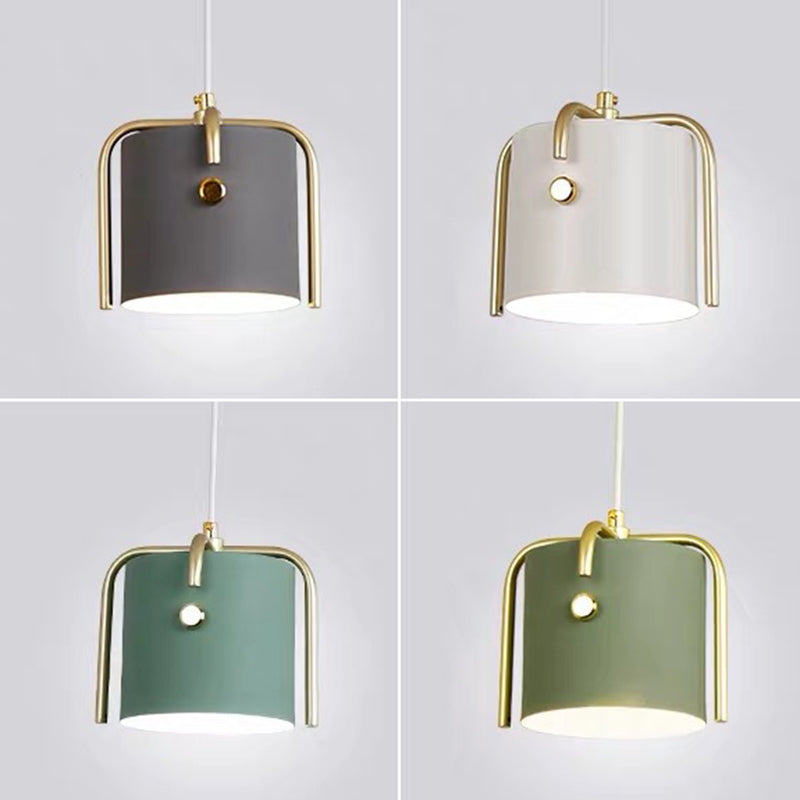 Cylinder Metal Pendant Lighting Fixture For Restaurant - Simplicity Meets Elegance