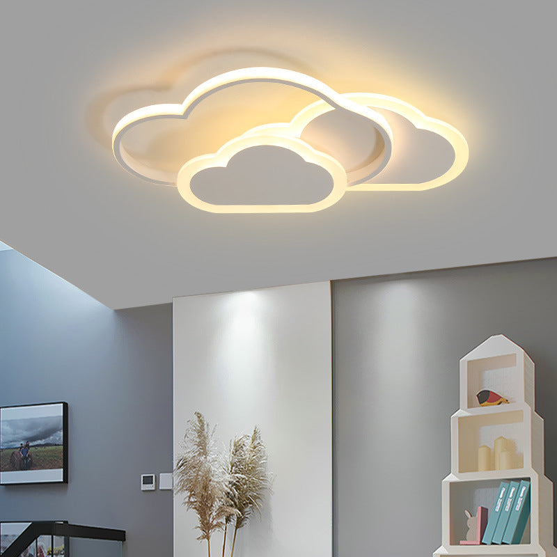Minimalist Led Cloud Ceiling Light Fixture - Acrylic Mount