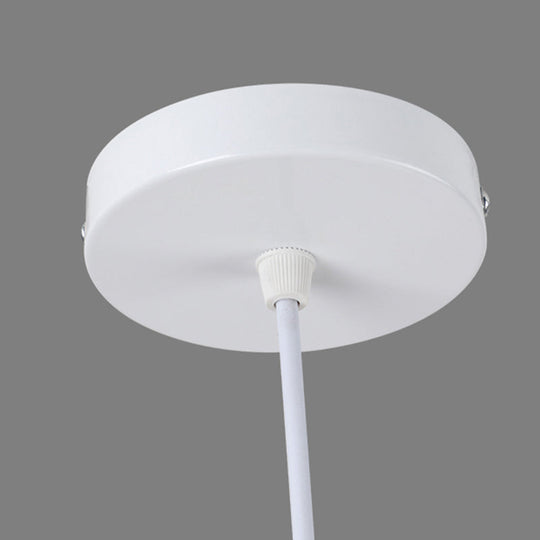 Asian Style Simplicity Pendant Lamp - Double Shade With Bamboo & Imitation Sheepskin Accent