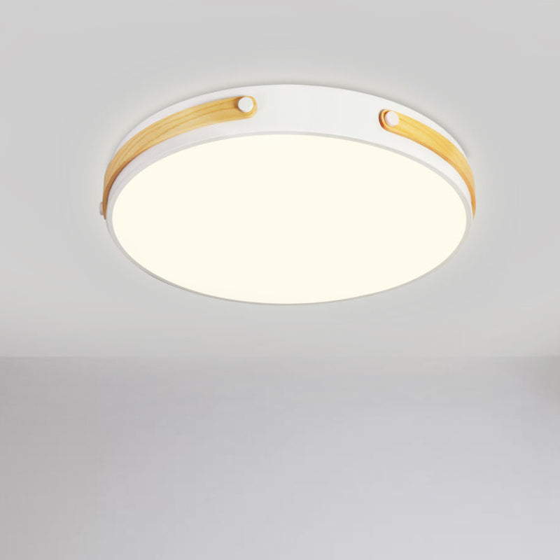 Modernist Acrylic LED Ceiling Lamp, Warm/White Light, 16"/21.5" Wide
