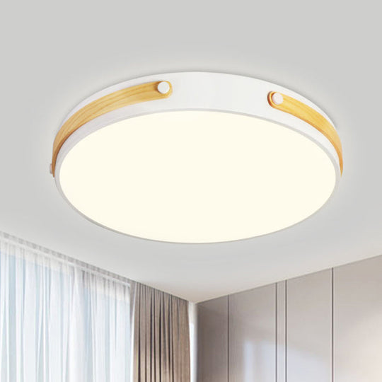 Modernist Acrylic LED Ceiling Lamp, Warm/White Light, 16"/21.5" Wide