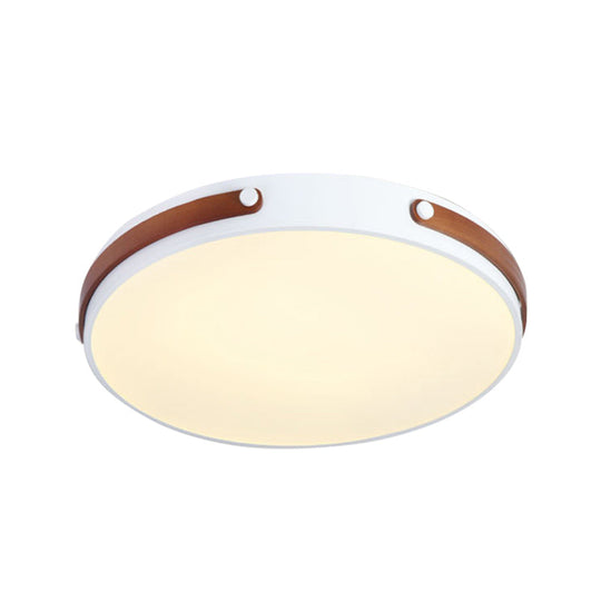 Modernist Acrylic LED Ceiling Lamp, Warm/White Light, 16"/21.5" Wide