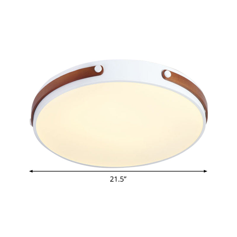 Modernist Acrylic LED Ceiling Lamp, Warm/White Light, 16"/21.5" Wide