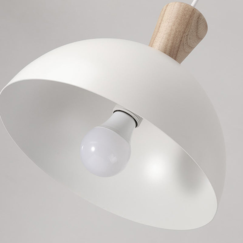 Modern White/Pink Metal Pendant Ceiling Light For Dining Rooms