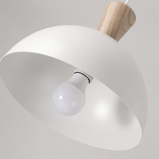 Modern White/Pink Metal Pendant Ceiling Light For Dining Rooms