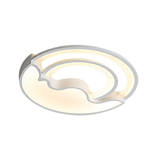 Macaron LED Ceiling Lamp - Modern Flush Mount Light for Child's Bedroom