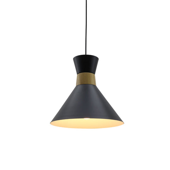 Minimalist Black Metal Pendant Light Kit for Dining Room