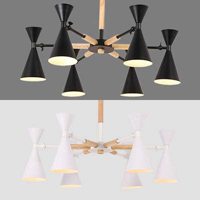 Metal Pendant Lights - Modern 6-Light Lamps For Living Room