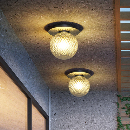 Modern Silver/Gold Finish Orbit Flush Mount Ceiling Light with White/Clear Glass Shade