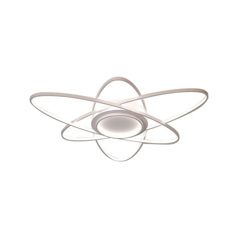 Modern Creative Ceiling Lights - Acrylic and Metal Light Fixture (25.5"/31.5"/39"), Warm/White Lighting
