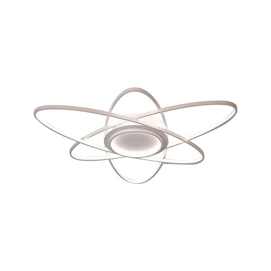 Modern Creative Ceiling Lights - Acrylic and Metal Light Fixture (25.5"/31.5"/39"), Warm/White Lighting
