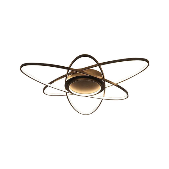 Modern Creative Ceiling Lights - Acrylic and Metal Light Fixture (25.5"/31.5"/39"), Warm/White Lighting