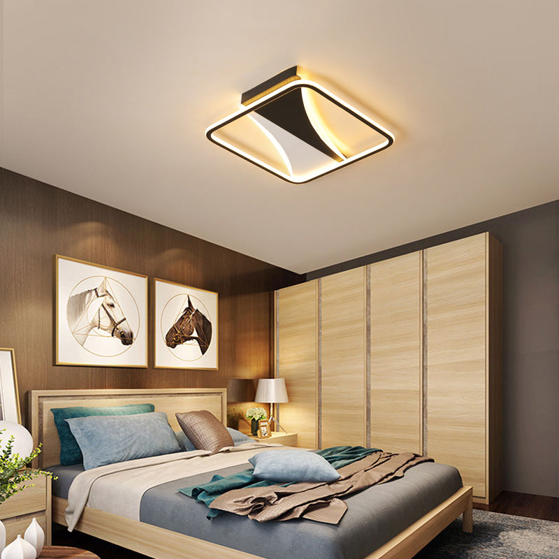Ultra Thin Flush Metallic LED Ceiling Light - Warm/White - Various Sizes Available
