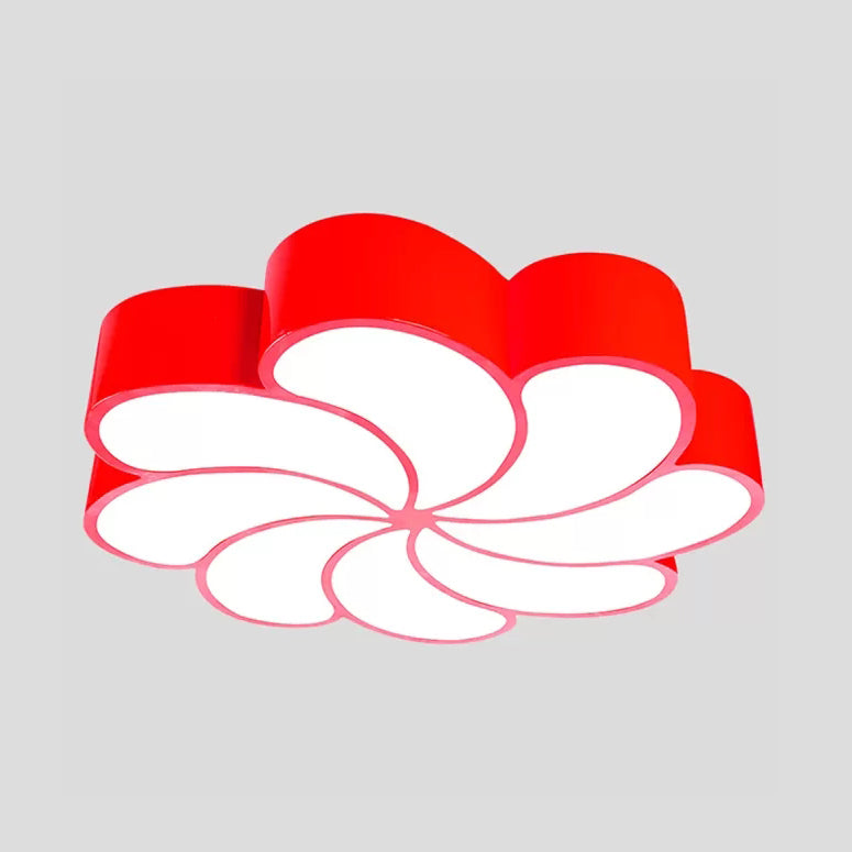 18"/22" Petal Flush Mount LED Ceiling Lamp in Vibrant Colors and Brightness Settings – Perfect for Bedrooms