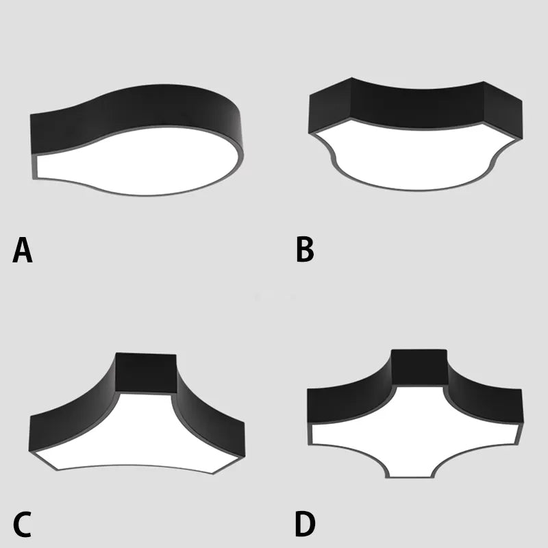 Modern LED Ceiling Lamp for Living Room - Metal & Acrylic Mount Light