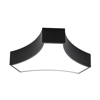 Modern LED Ceiling Lamp for Living Room - Metal & Acrylic Mount Light