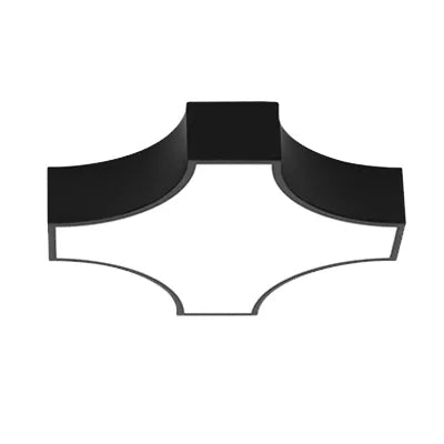 Modern LED Ceiling Lamp for Living Room - Metal & Acrylic Mount Light